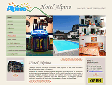 Tablet Screenshot of hotelalpino.org